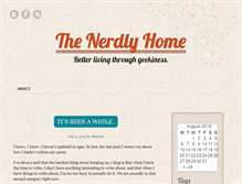 Tablet Screenshot of nerdlyhome.com